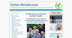 Desktop Screenshot of colon-rectal.com